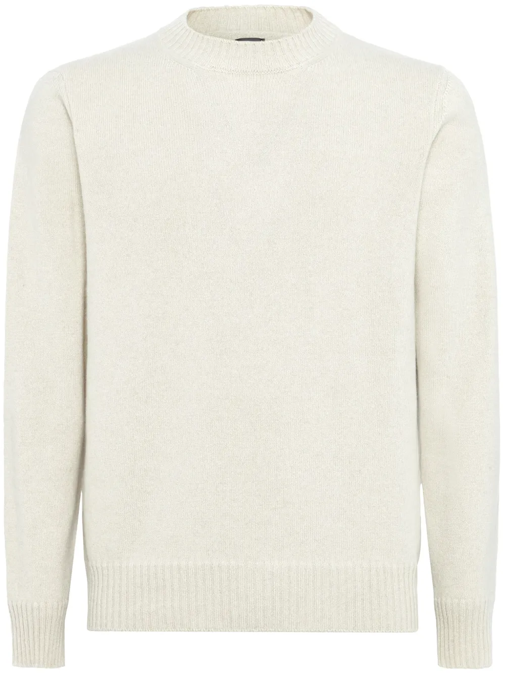 Кашемировый свитер с круглым вырезом Boggi Milano, белый
Кашемировый свитер с круглым вырезом Boggi Milano, белый