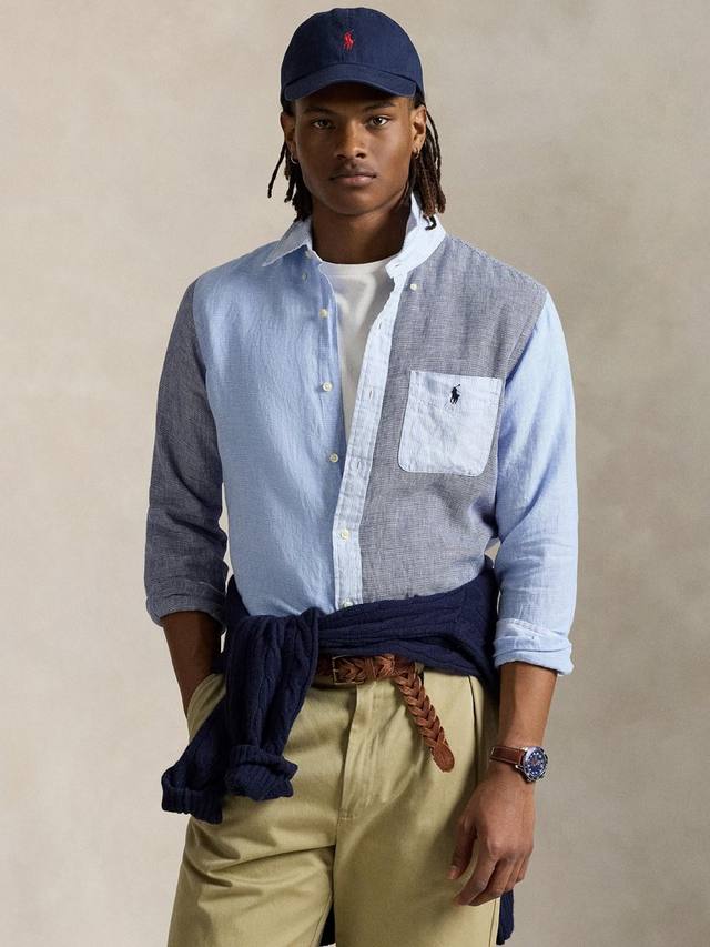 Рубашка Polo Linen Regular Fit с патч-блоком Ralph Lauren, Blue Fun Shirt
Рубашка Polo Linen Regular Fit с патч-блоком Ralph Lauren, Blue Fun Shirt