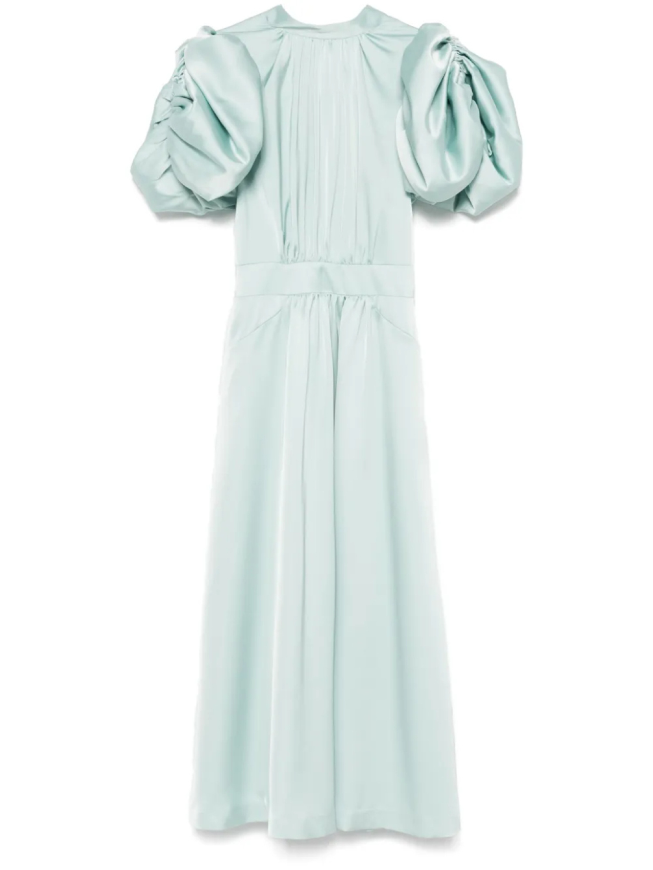 ROTATE BIRGER CHRISTENSEN атласное платье миди с объемными рукавами, синий
ROTATE BIRGER CHRISTENSEN атласное платье миди с объемными рукавами, синий