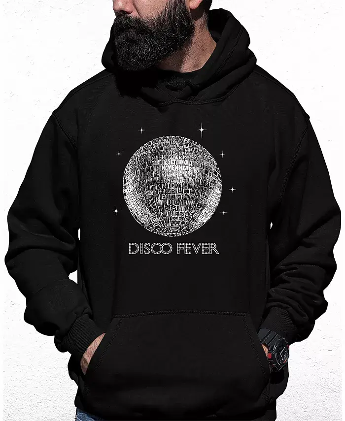 Мужская худи с принтом "Disco Ball Word Art" LA Pop Art, черный
Мужская худи с принтом "Disco Ball Word Art" LA Pop Art, черный