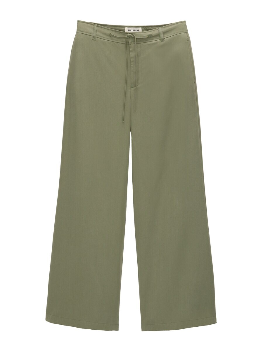 Широкие брюки Pull&Bear, хаки
Широкие брюки Pull&Bear, хаки