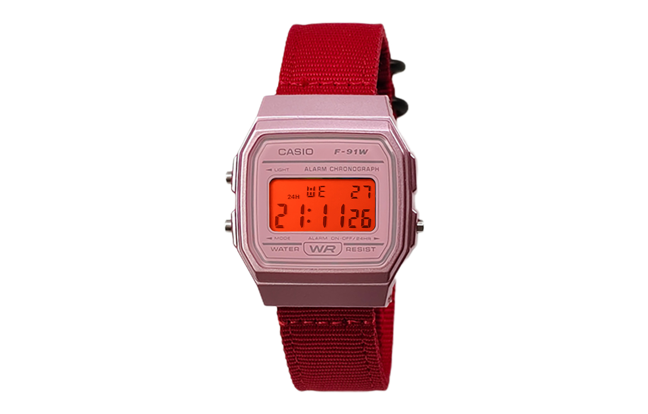 CASIO Часы Retrofit Series Quartz Movement Nylon Strap Watch Men's Watch Pink Watch Dial
CASIO Часы Retrofit Series Quartz Movement Nylon Strap Watch Men's Watch Pink Watch Dial
