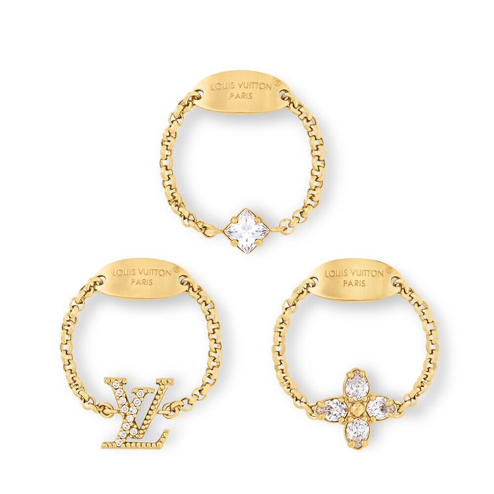 Набор колец Lady LV Louis Vuitton, золотой
Набор колец Lady LV Louis Vuitton, золотой