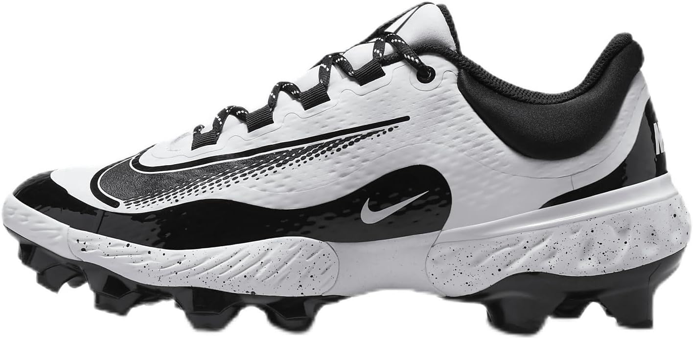 Бейсбольные бутсы Nike Alpha Huarache Elite 4 Low для мужчин, White/Black
Бейсбольные бутсы Nike Alpha Huarache Elite 4 Low для мужчин, White/Black