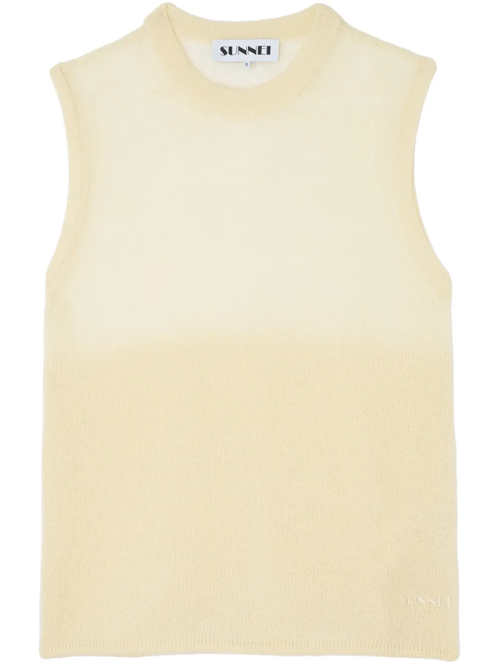 Вязаный жилет Sunnei, нейтральный
Вязаный жилет Sunnei, нейтральный