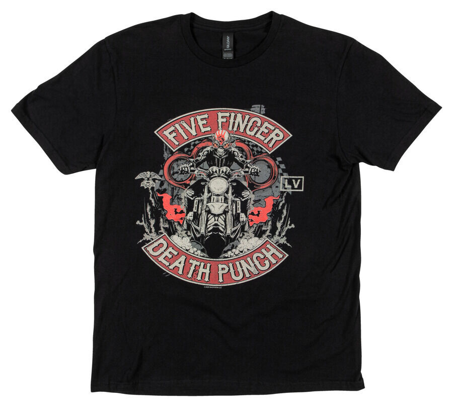 Смертельный удар с пятью пальцами Байкер Скалли, черный 
Смертельный удар с пятью пальцами Байкер Скалли, черный