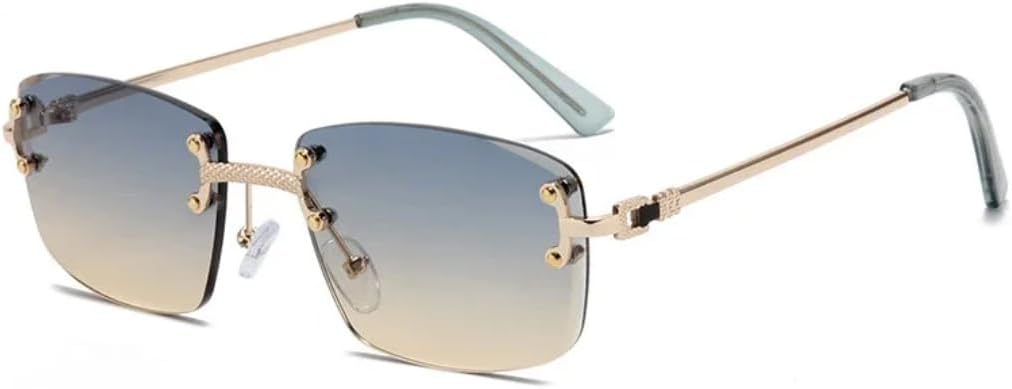 Солнцезащитные очки с защитой UV400 | Без оправы, без заклепок, в стиле панк, с разноцветными линзами | Для женщин и мужчин, для занятий спортом на открытом воздухе и вождения DSVIGF, Blue Yellow
Солнцезащитные очки с защитой UV400 | Без оправы, без заклепок, в стиле панк, с разноцветными линзами | Для женщин и мужчин, для занятий спортом на открытом воздухе и вождения DSVIGF, Blue Yellow