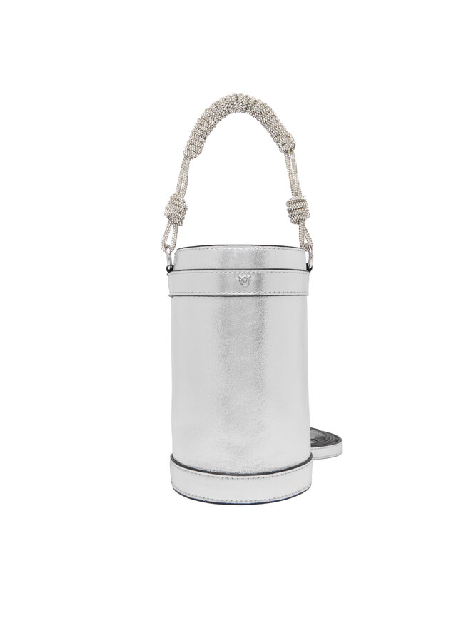 Сумка PINKO Mini Bucket Manico 25-26 PLTT 105910, серебряныйfarben
Сумка PINKO Mini Bucket Manico 25-26 PLTT 105910, серебряныйfarben