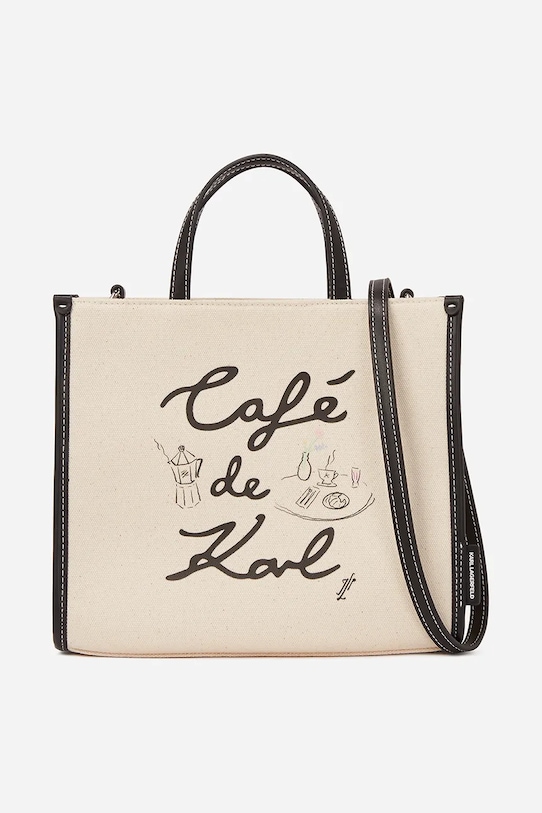 Хлопковая сумка Karl Lagerfeld, бежевый
Хлопковая сумка Karl Lagerfeld, бежевый