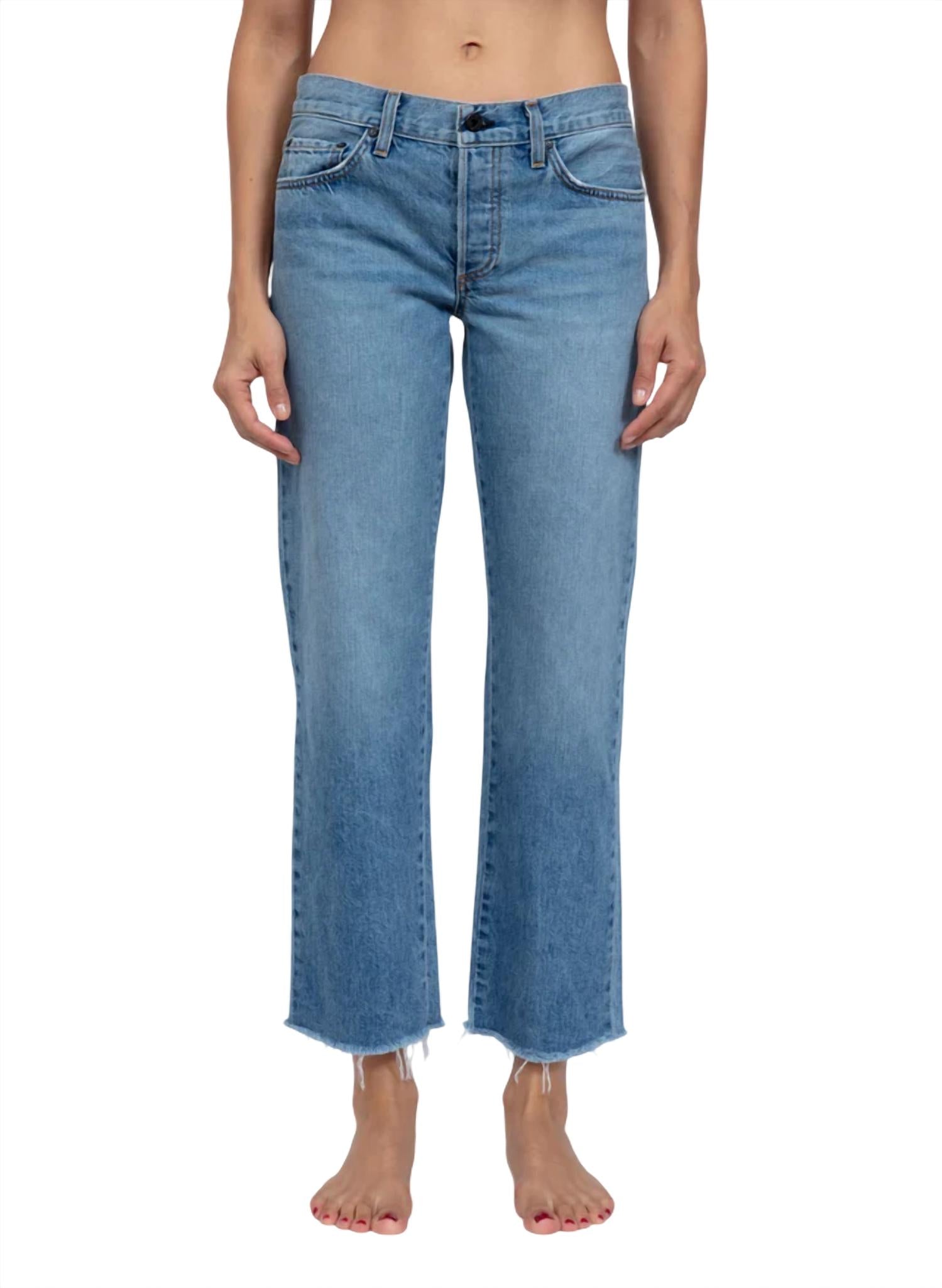 Прямые джинсы с низкой посадкой в чистом Беркли ASKK NY, цвет clean berkeley
Прямые джинсы с низкой посадкой в чистом Беркли ASKK NY, цвет clean berkeley