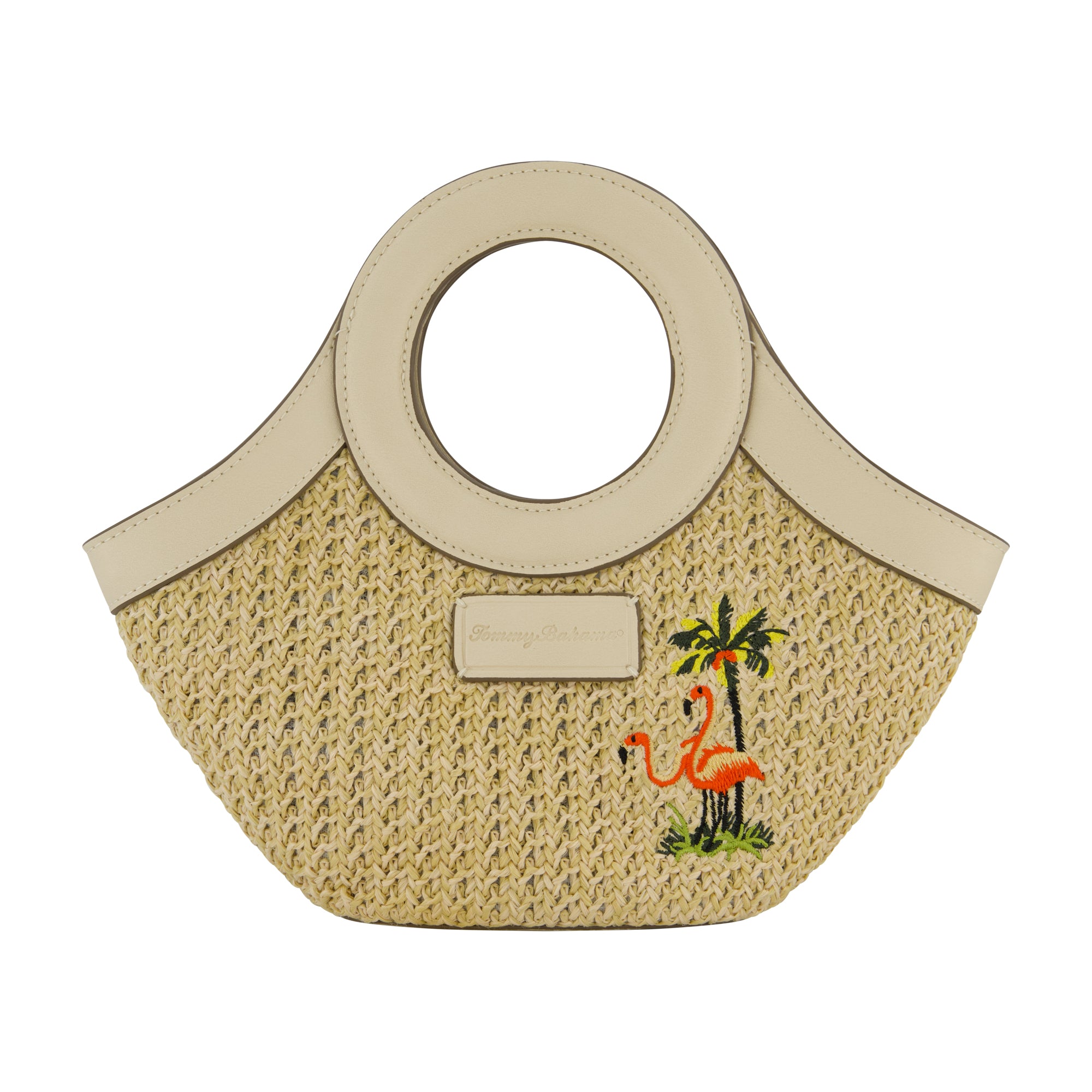 Tommy Bahama Мини-сумка-тоут с вышивкой фламинго, кремовый
Tommy Bahama Мини-сумка-тоут с вышивкой фламинго, кремовый