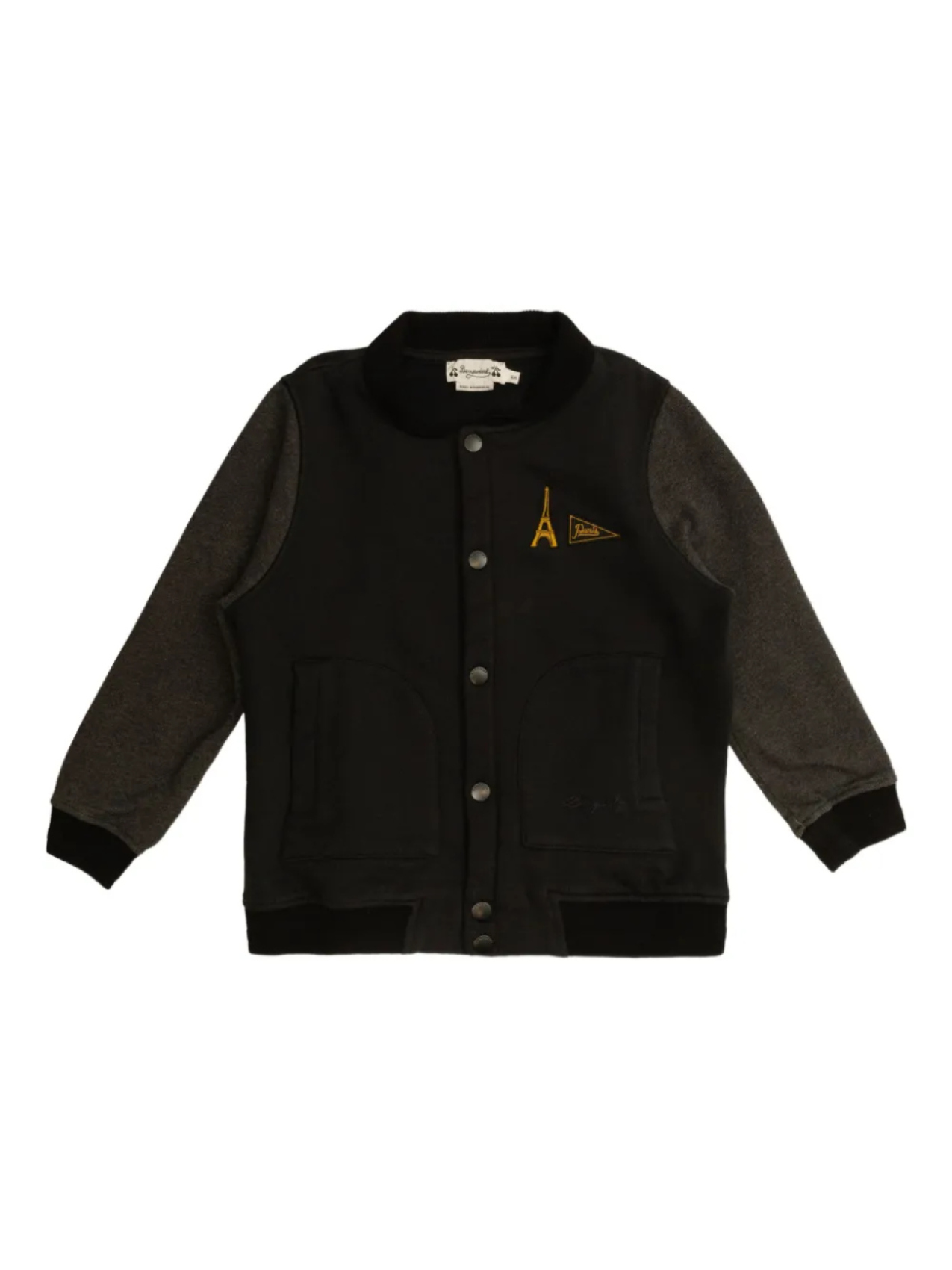 Куртка-бомбер со вставками Bonpoint, черный
Куртка-бомбер со вставками Bonpoint, черный