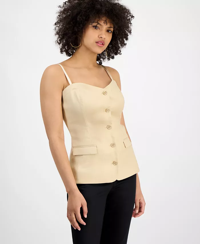 Женский топ Isabeau без рукавов с корсетом и застежкой на пуговицы GUESS, коричневый/бежевый
Женский топ Isabeau без рукавов с корсетом и застежкой на пуговицы GUESS, коричневый/бежевый