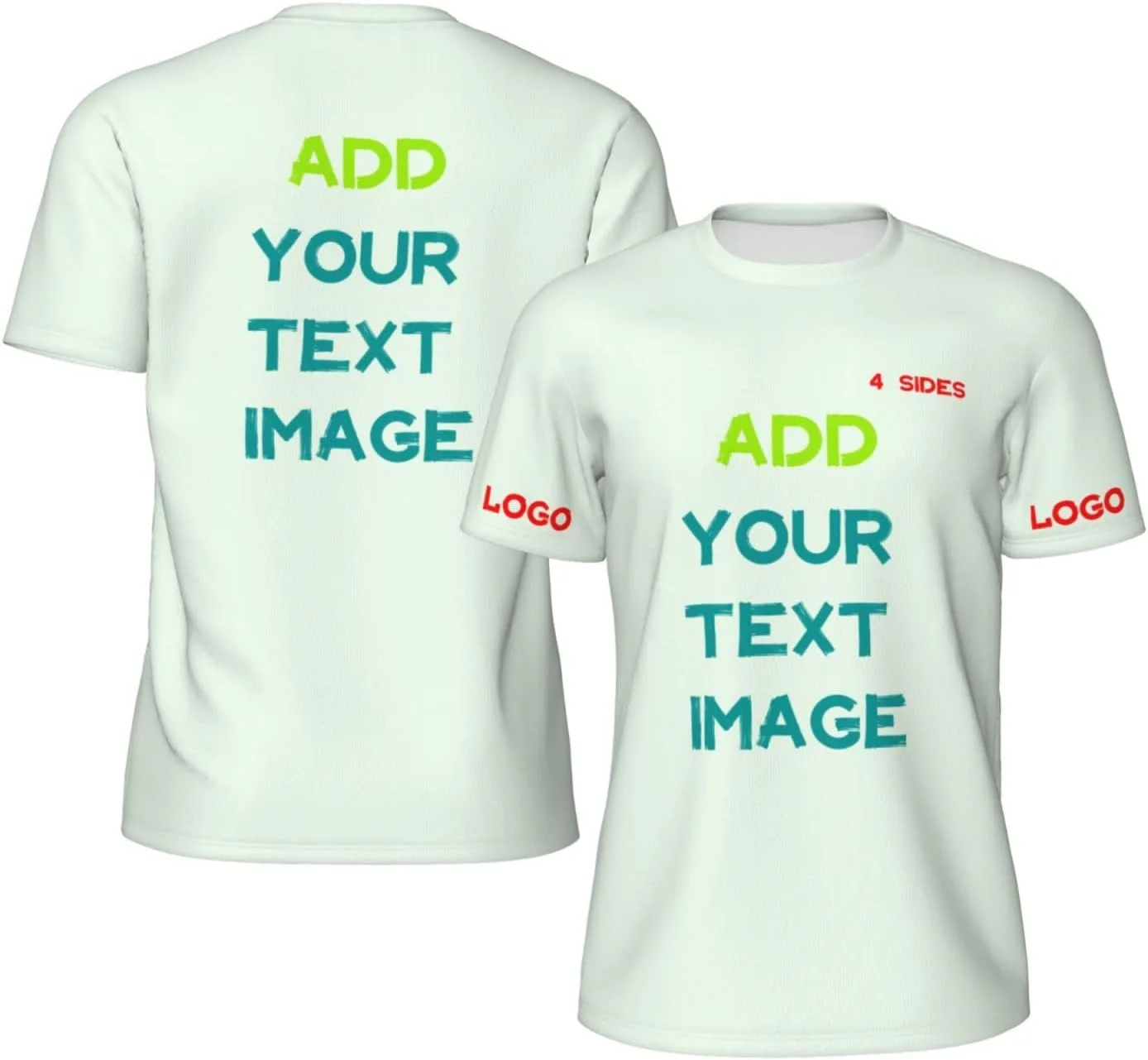 Футболка Custom с принтом на 4 сторонах
Футболка Custom с принтом на 4 сторонах