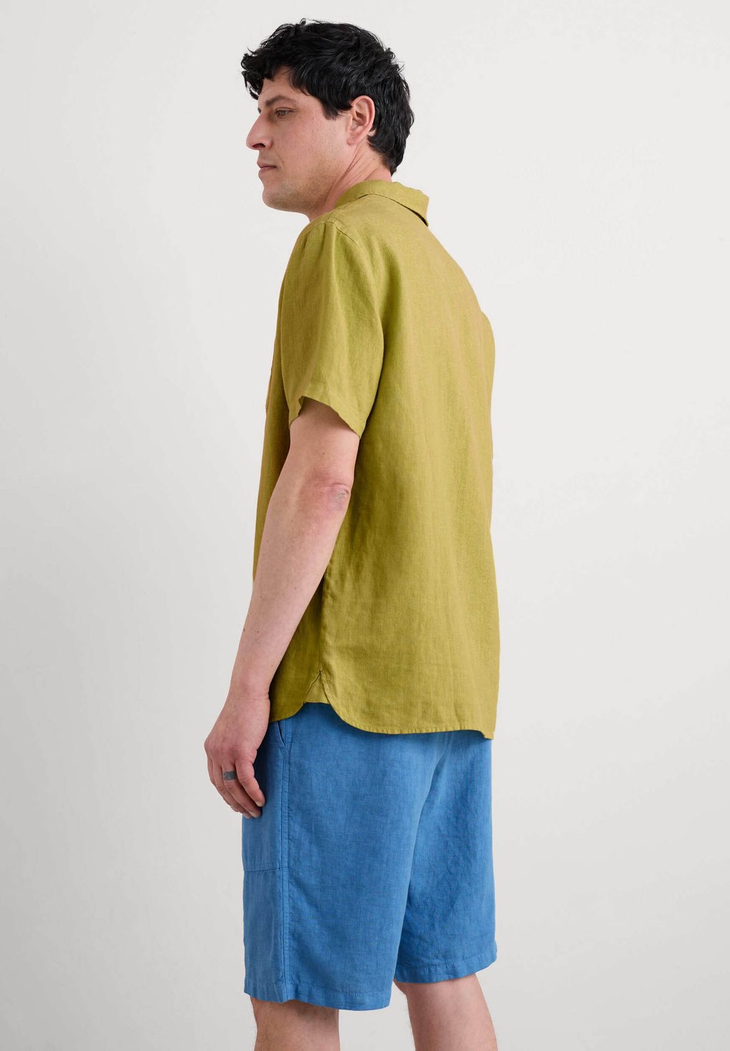 Рубашка CARNE Seasalt Cornwall, неоново-желтый 
Рубашка CARNE Seasalt Cornwall, неоново-желтый