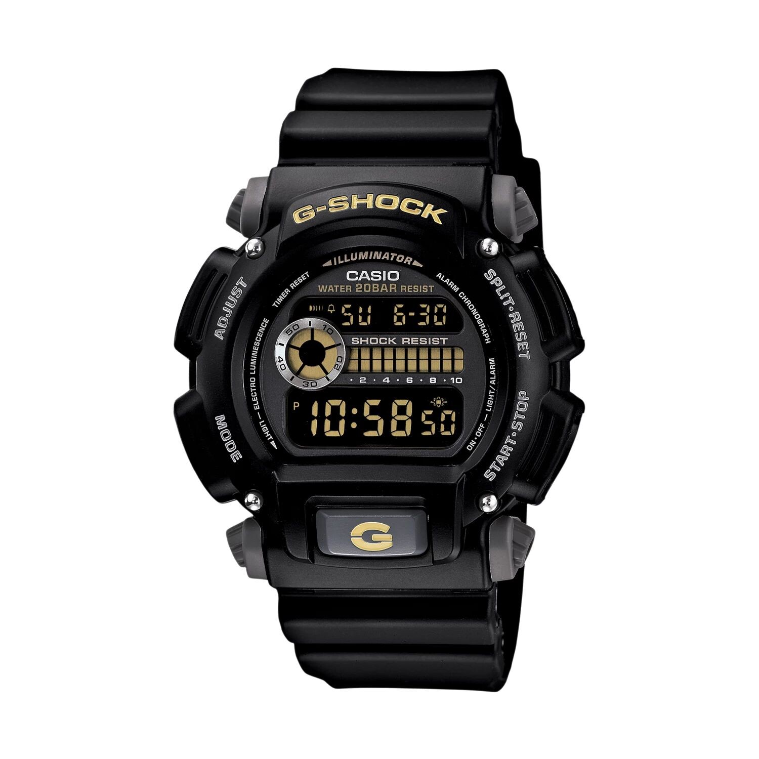 Мужские часы G-Shock с цифровым хронографом — DW9052-1CCG Casio 
Мужские часы G-Shock с цифровым хронографом — DW9052-1CCG Casio