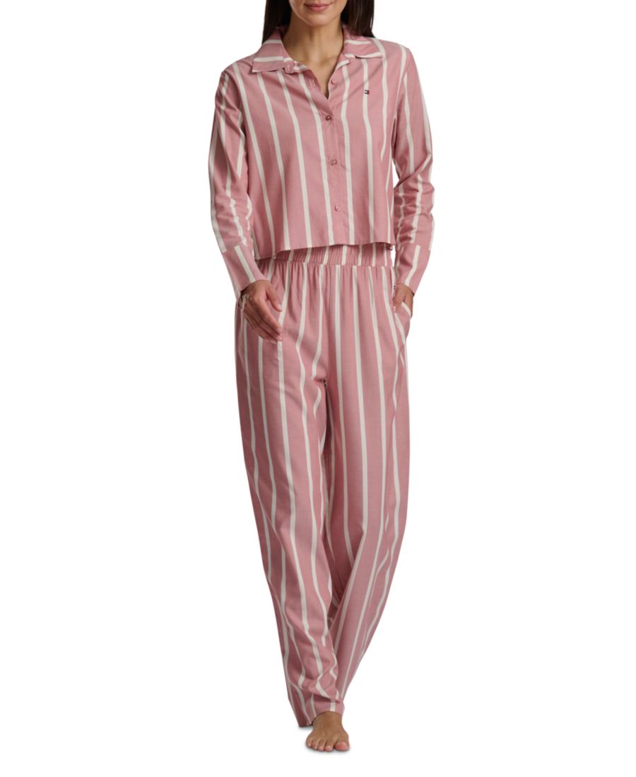 Женский комплект: топ с длинными рукавами и брюки с высокой талией Tommy Hilfiger, Withered Rose
Женский комплект: топ с длинными рукавами и брюки с высокой талией Tommy Hilfiger, Withered Rose