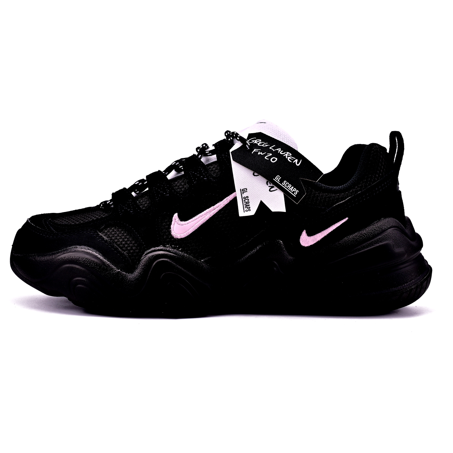 Nike Тех Хера устойчивые к истиранию низкие кеды унисекс черно-розовые, цвет Black Pink
Nike Тех Хера устойчивые к истиранию низкие кеды унисекс черно-розовые, цвет Black Pink