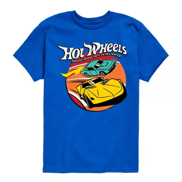 Футболка с графическим принтом самых быстрых металлических машин для мальчиков 8-20 лет Hot Wheels, синий
Футболка с графическим принтом самых быстрых металлических машин для мальчиков 8-20 лет Hot Wheels, синий