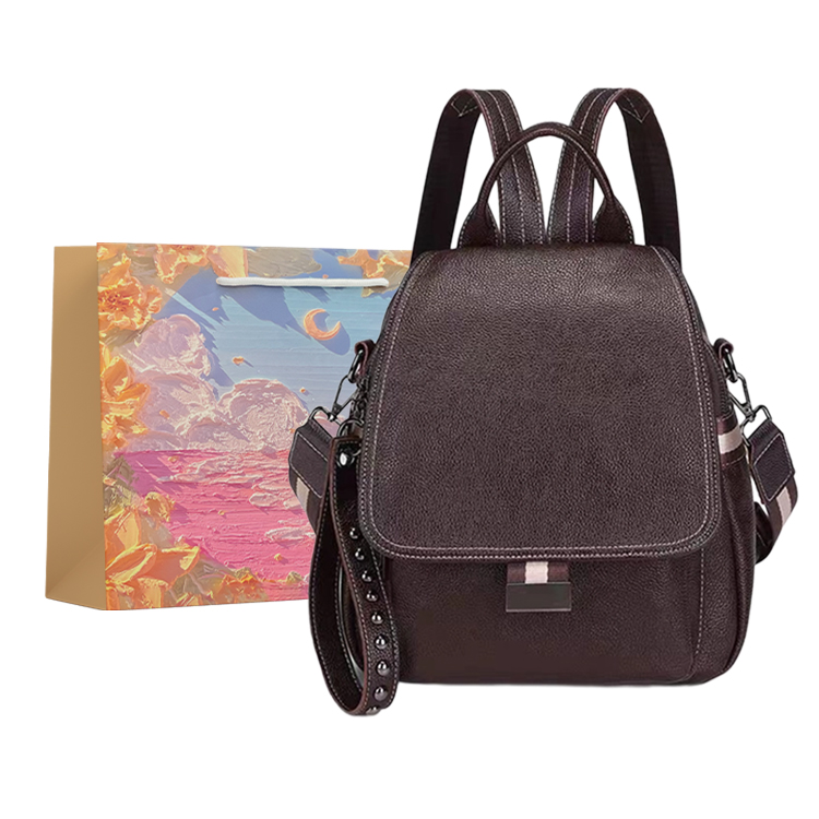 Рюкзак модный PU женский черный/кофе BRINCH
Рюкзак модный PU женский черный/кофе BRINCH