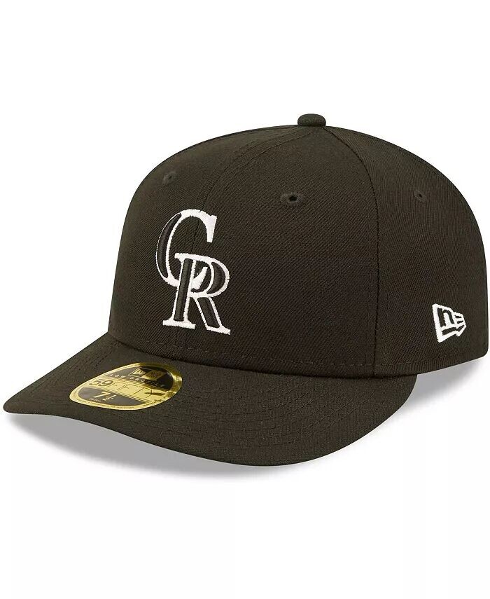 Мужская черно-белая низкопрофильная шапка Colorado Rockies 59FIFTY Fitted New Era
Мужская черно-белая низкопрофильная шапка Colorado Rockies 59FIFTY Fitted New Era