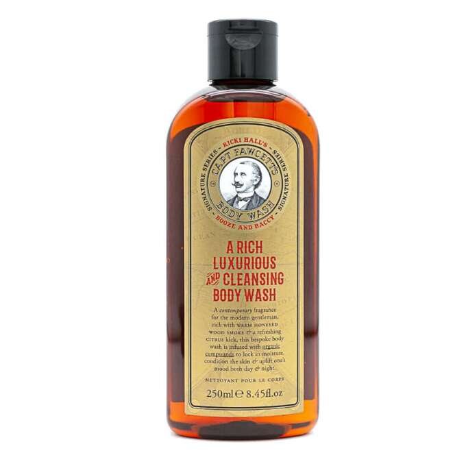 Captain Fawcett's, Ricki Hall's Booze & Baccy Body Wash, питательный и освежающий гель для душа, 250 мл
Captain Fawcett's, Ricki Hall's Booze & Baccy Body Wash, питательный и освежающий гель для душа, 250 мл