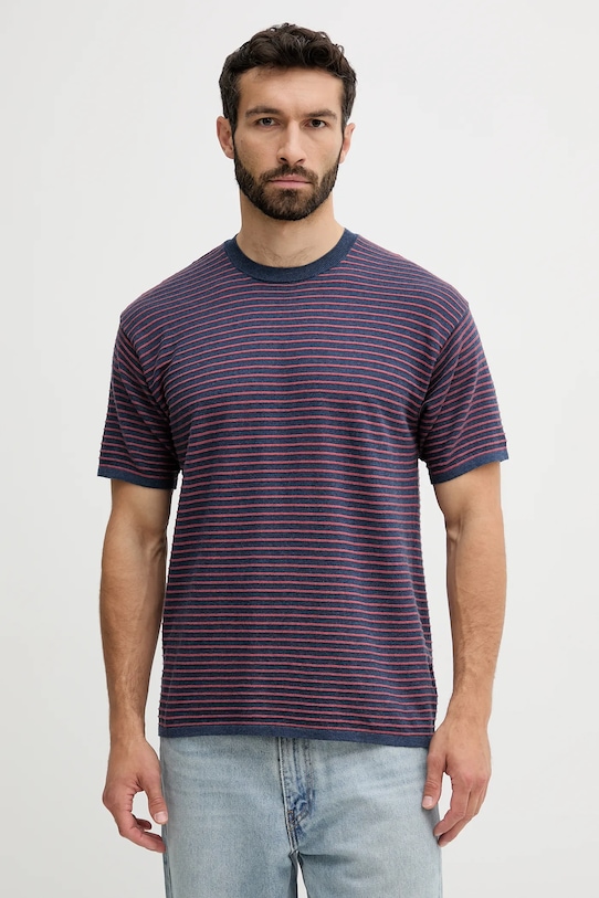 Хлопковая футболка United Colors Of Benetton, темно-синий 
Хлопковая футболка United Colors Of Benetton, темно-синий