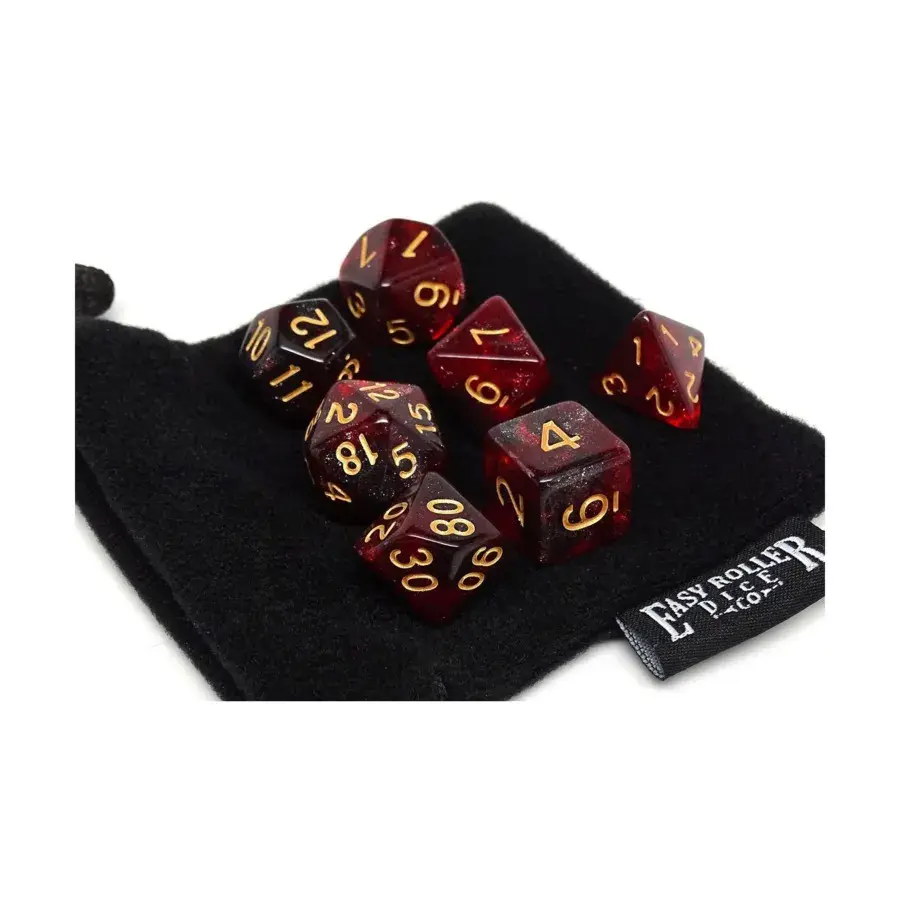 Багровая звездная пыль с золотом (7), Dice - 7 Piece Poly Sets - Galaxy/Stardust (Easy Roller Dice)
Багровая звездная пыль с золотом (7), Dice - 7 Piece Poly Sets - Galaxy/Stardust (Easy Roller Dice)