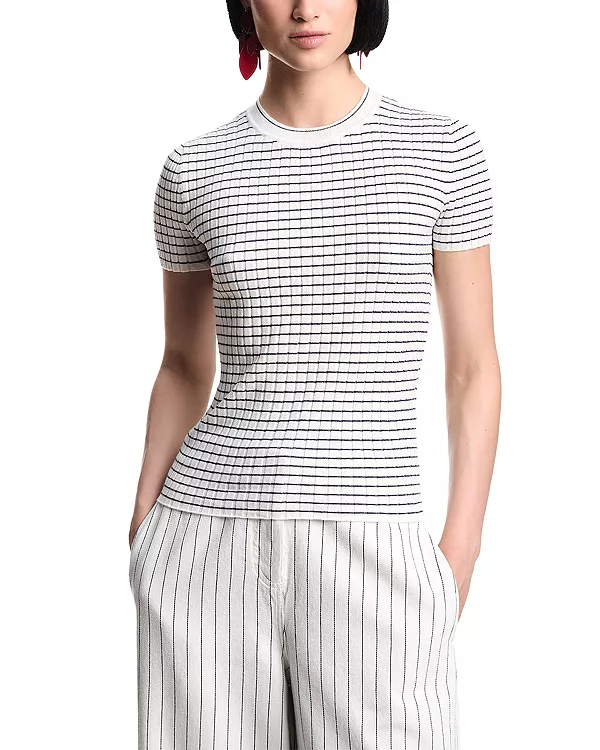 Вязаный топ в рубчик Emporio Armani, мультиколор
Вязаный топ в рубчик Emporio Armani, мультиколор