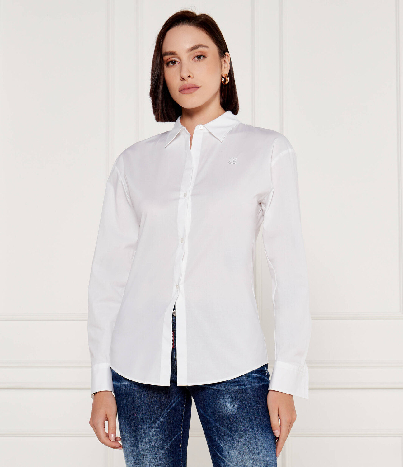 Рубашка HUGO The Girlfriend Regular Fit, белый
Рубашка HUGO The Girlfriend Regular Fit, белый