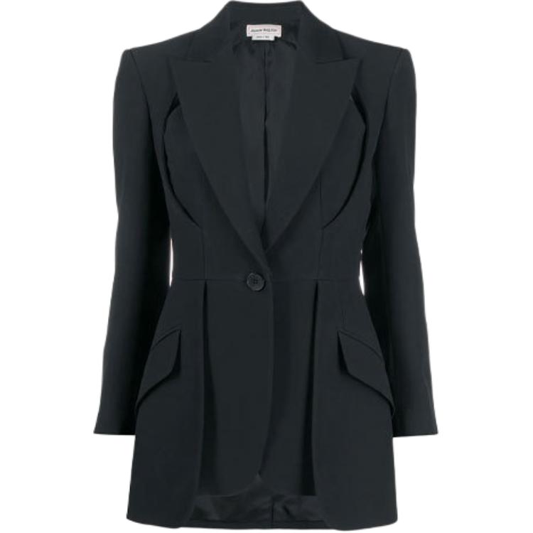 Куртка деловая женская черная FW21 Alexander McQueen 
Куртка деловая женская черная FW21 Alexander McQueen