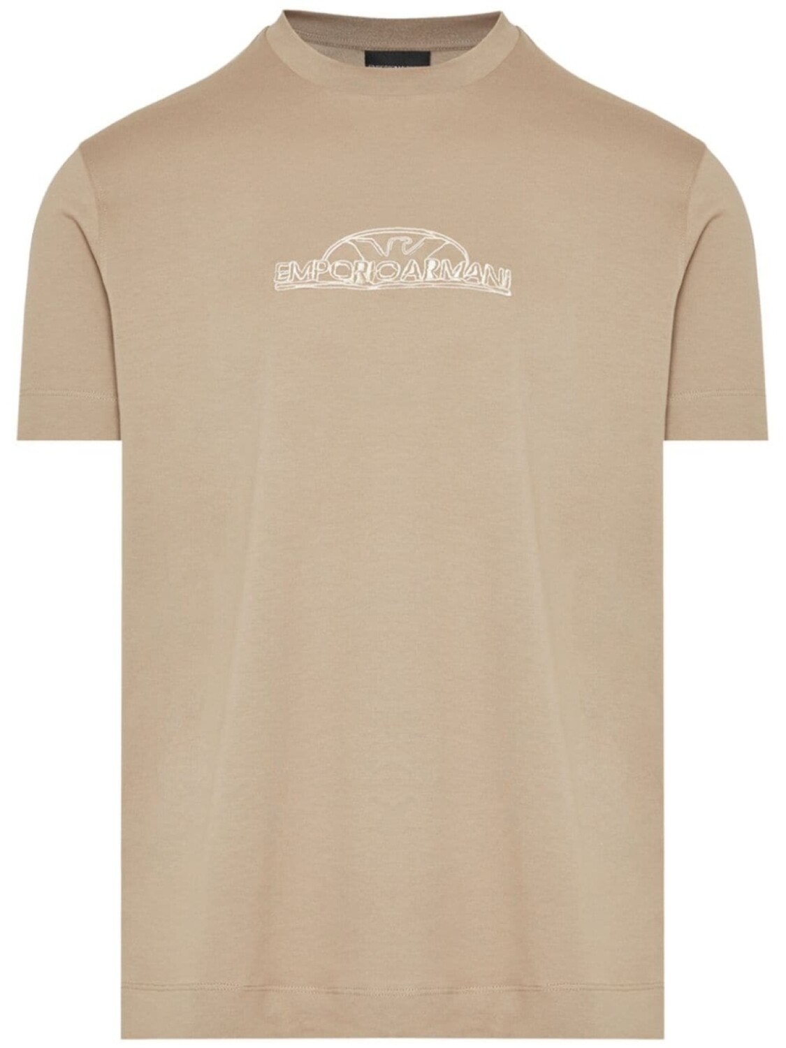Футболка с круглым вырезом и вышитым логотипом Emporio Armani, серый
Футболка с круглым вырезом и вышитым логотипом Emporio Armani, серый