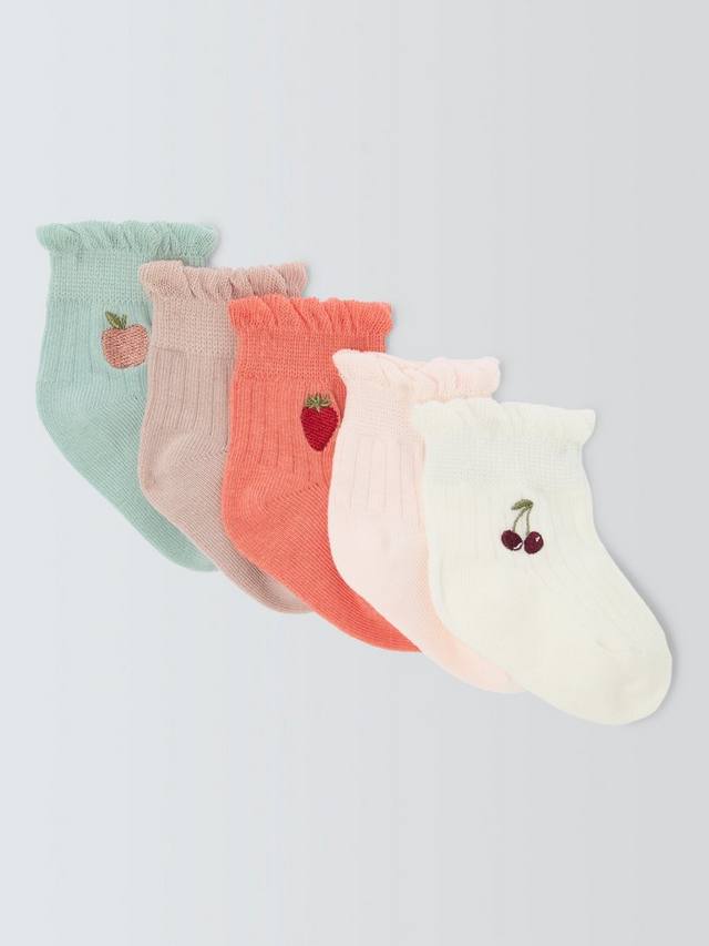 Детские носочки с фруктами John Lewis, Pack of 5, Pink
Детские носочки с фруктами John Lewis, Pack of 5, Pink
