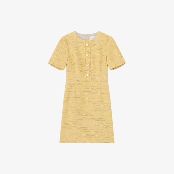 Платье мини Lk Bennett Varley из твида с короткими рукавами, желтый
Платье мини Lk Bennett Varley из твида с короткими рукавами, желтый