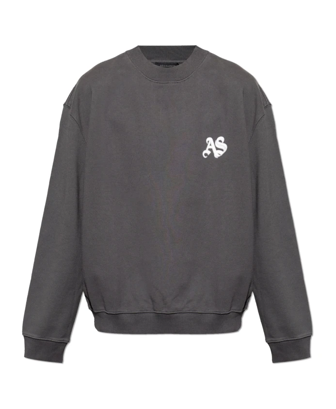 Свободная толстовка с круглым вырезом Icon Allsaints, серый
Свободная толстовка с круглым вырезом Icon Allsaints, серый