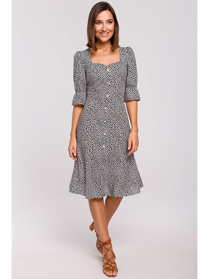 Платье до колена Stylove, черный 
Платье до колена Stylove, черный