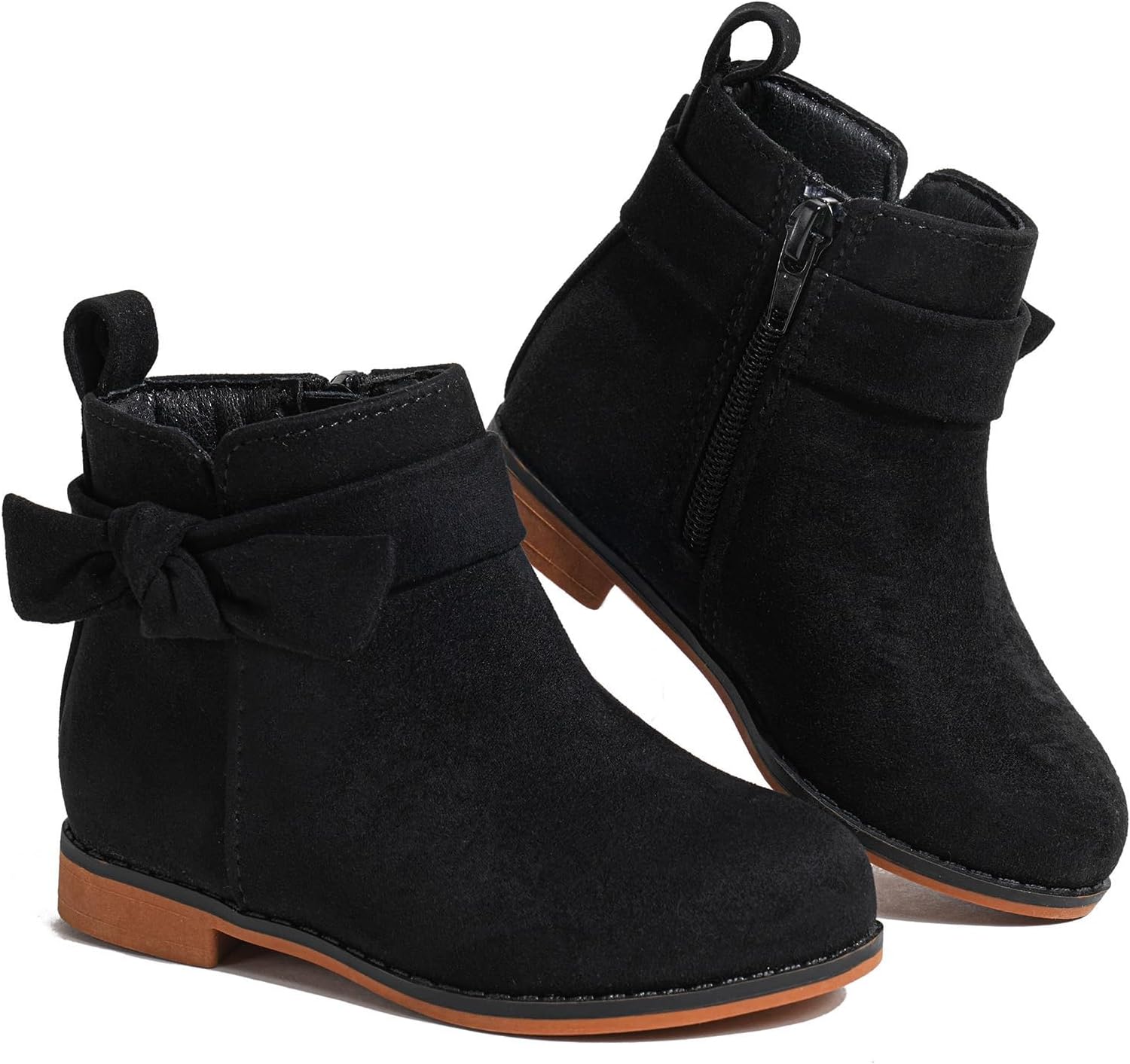 Детские модные ботинки для девочек с низким каблуком, короткие замшевые ботильоны с бантиком для малышей/маленьких детей CIXVXCI, Schwarz
Детские модные ботинки для девочек с низким каблуком, короткие замшевые ботильоны с бантиком для малышей/маленьких детей CIXVXCI, Schwarz