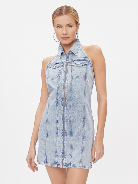 Джинсовое платье стандартного кроя Tommy Jeans, синий
Джинсовое платье стандартного кроя Tommy Jeans, синий