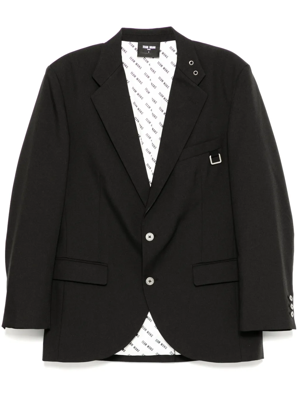 Жакет оверсайз Choices TEAM WANG design, черный 
Жакет оверсайз Choices TEAM WANG design, черный