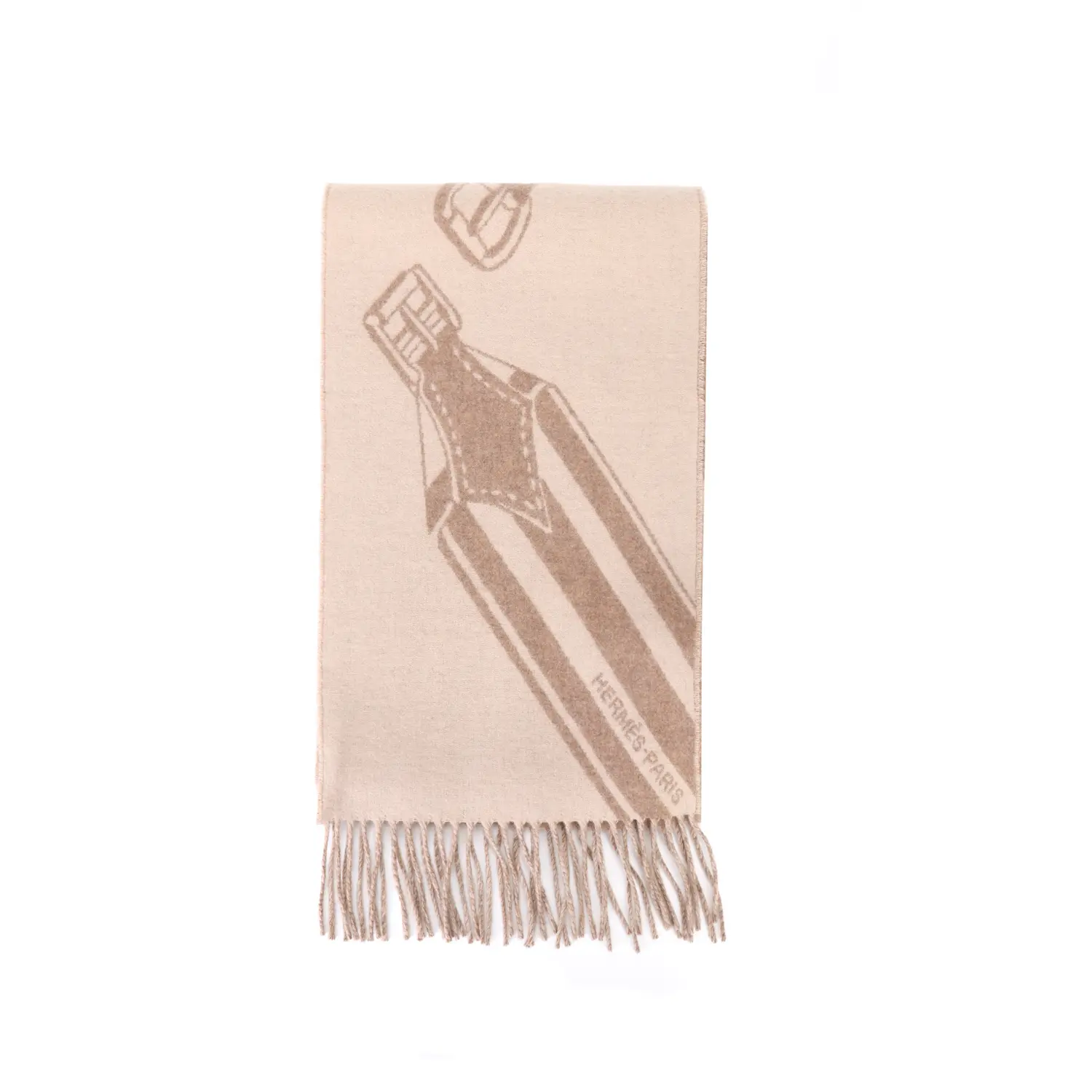 Кашемировый вязаный шарф унисекс цвета хаки HERMES
Кашемировый вязаный шарф унисекс цвета хаки HERMES