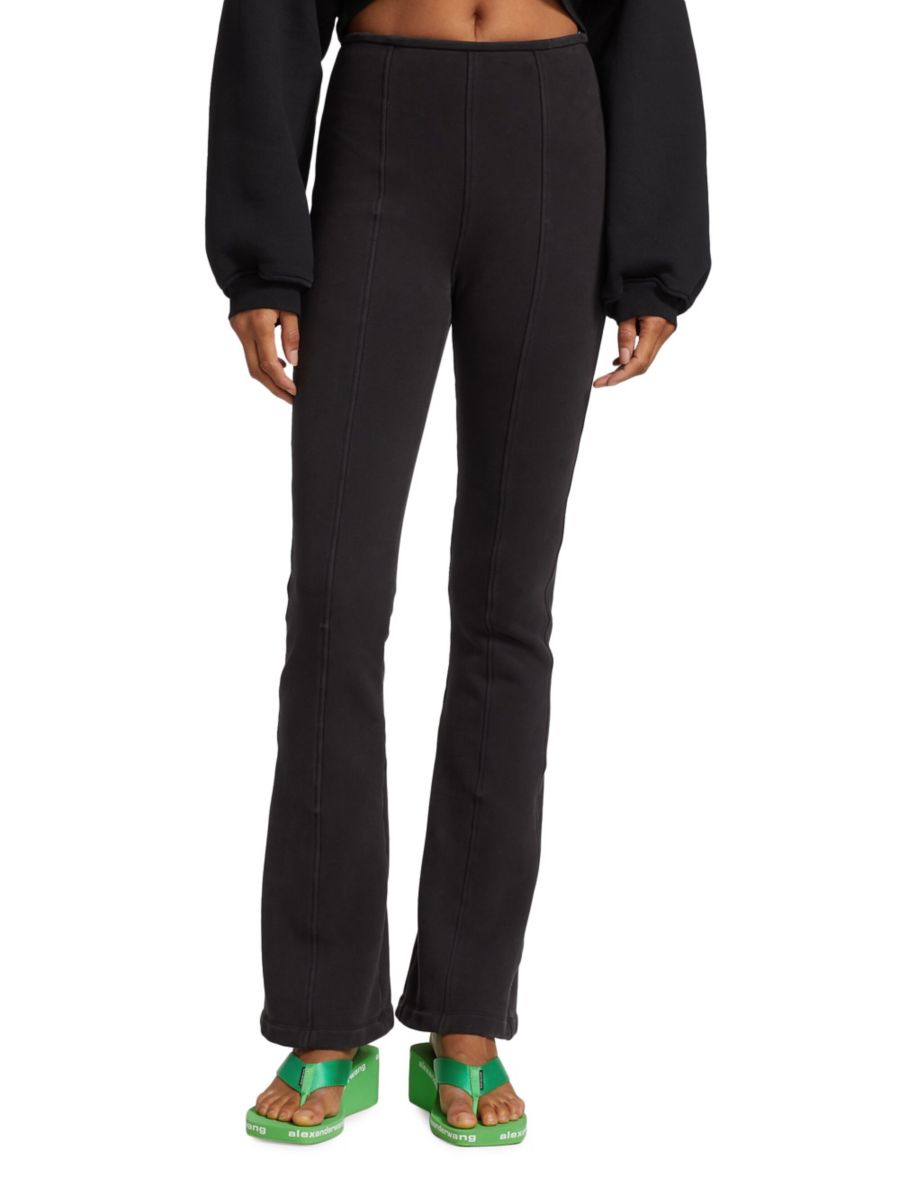 Расклешенные брюки со швами Alexander Wang, черный
Расклешенные брюки со швами Alexander Wang, черный