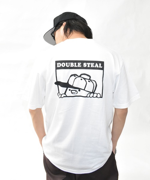 DOUBLE STEAL Футболка, крой оверсайз, бренд Peeping, цвет белый
DOUBLE STEAL Футболка, крой оверсайз, бренд Peeping, цвет белый