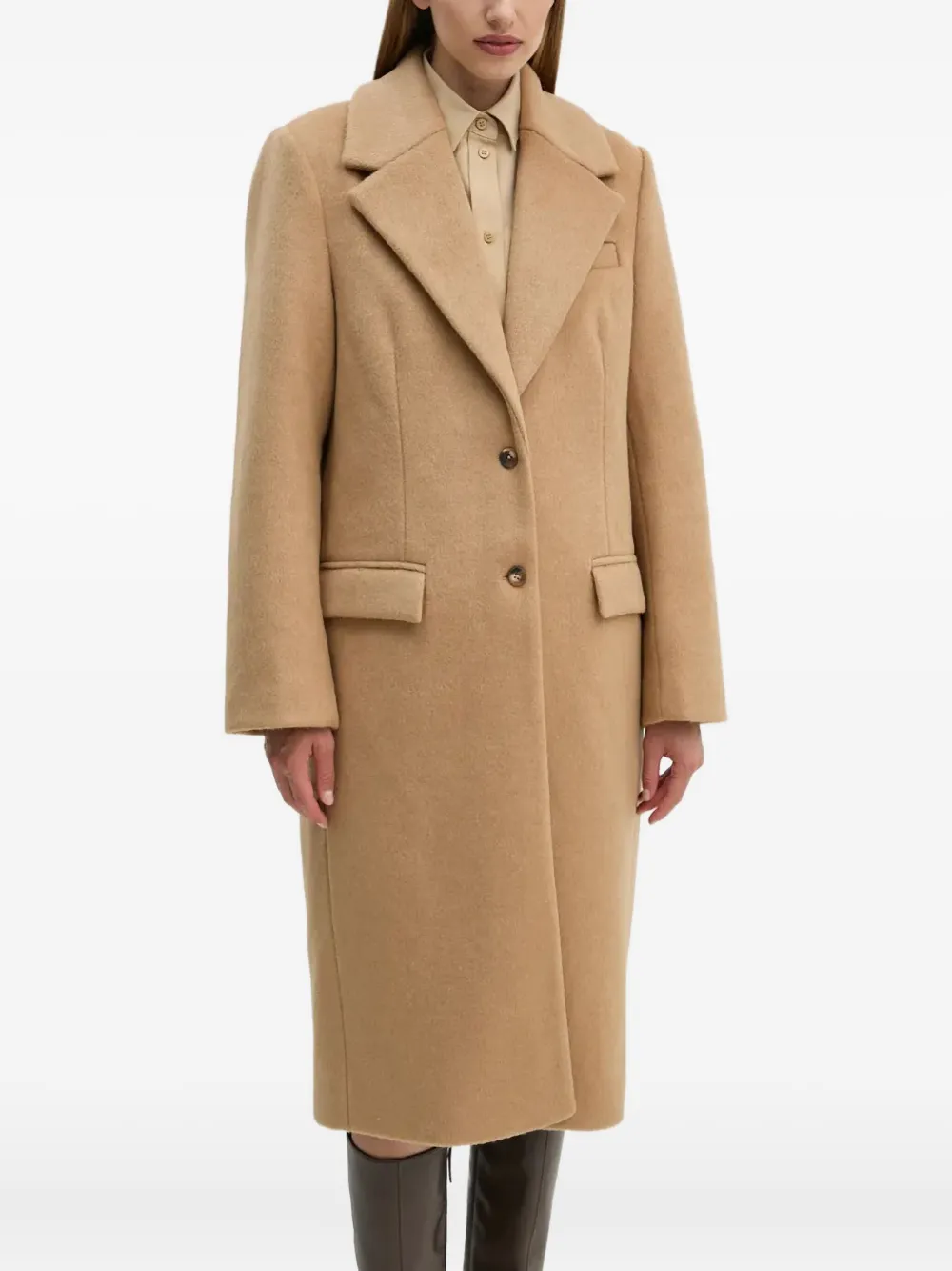 Пальто на пуговицах Day Birger Et Mikkelsen, коричневый
Пальто на пуговицах Day Birger Et Mikkelsen, коричневый