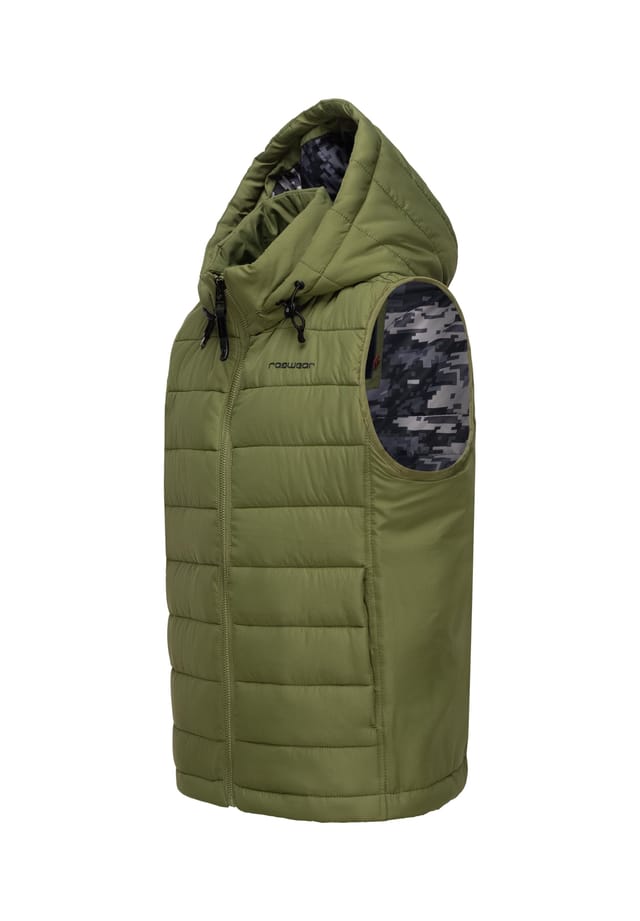 Стеганый жилет витек Ragwear, зеленый
Стеганый жилет витек Ragwear, зеленый