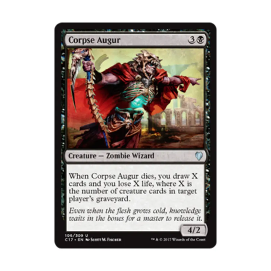 CCG Труп Авгура (U), MTG - Commander 2017
CCG Труп Авгура (U), MTG - Commander 2017