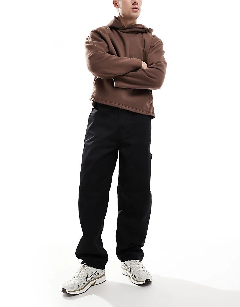 Плотницкие брюки River Island черного цвета
Плотницкие брюки River Island черного цвета