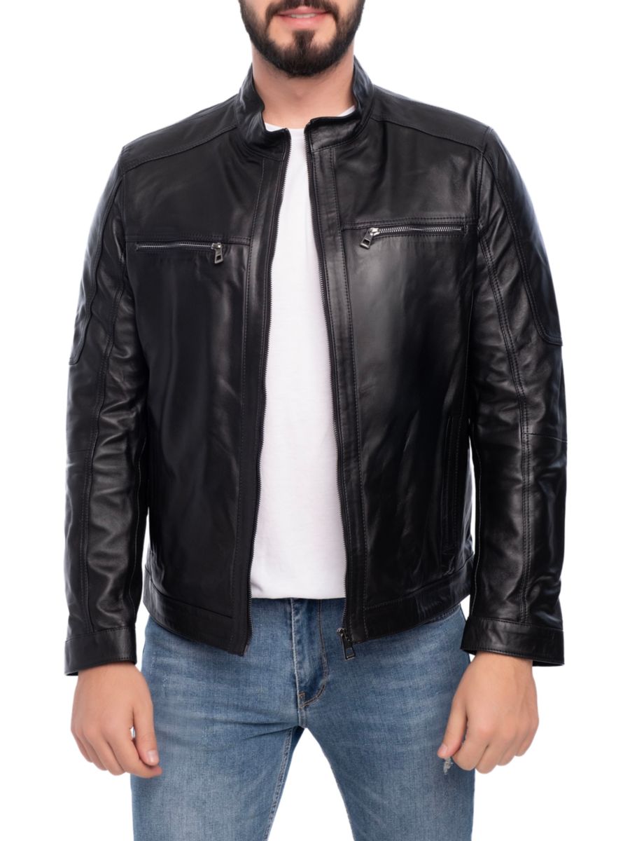 Кожаная байкерская куртка на молнии Vellapais, черный
Кожаная байкерская куртка на молнии Vellapais, черный