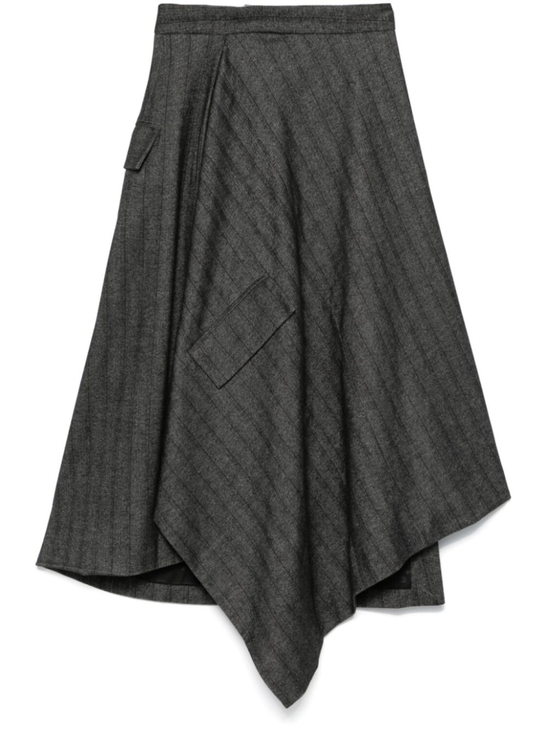 REMAIN полосатая юбка с драпировкой, серый
REMAIN полосатая юбка с драпировкой, серый