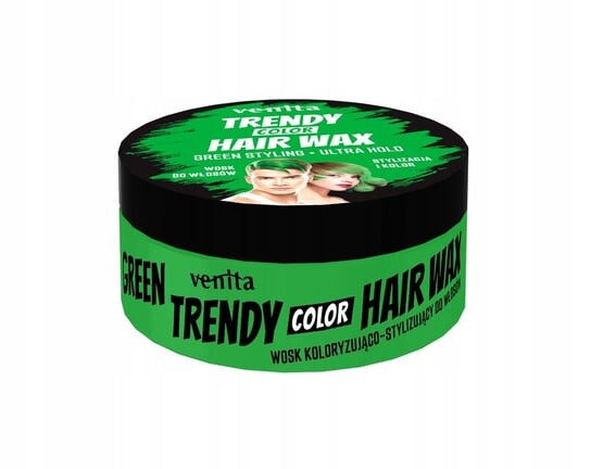 Окрашивающий воск, Зеленый, 75г Venita Trendy, Color Hair Wax
Окрашивающий воск, Зеленый, 75г Venita Trendy, Color Hair Wax