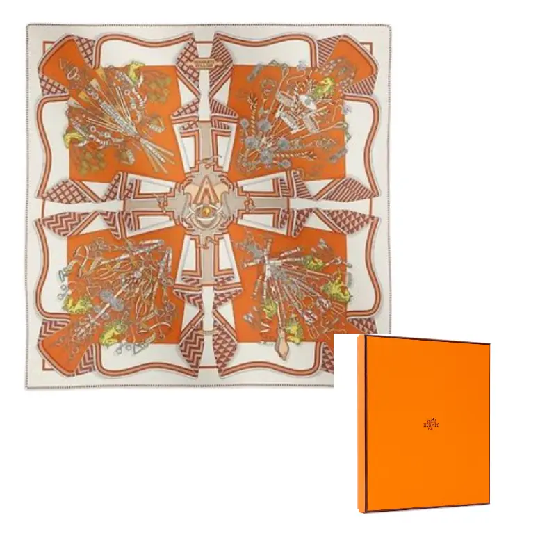 HERMES Шелковый шарф оранжевый Women's Orange, Orange
HERMES Шелковый шарф оранжевый Women's Orange, Orange